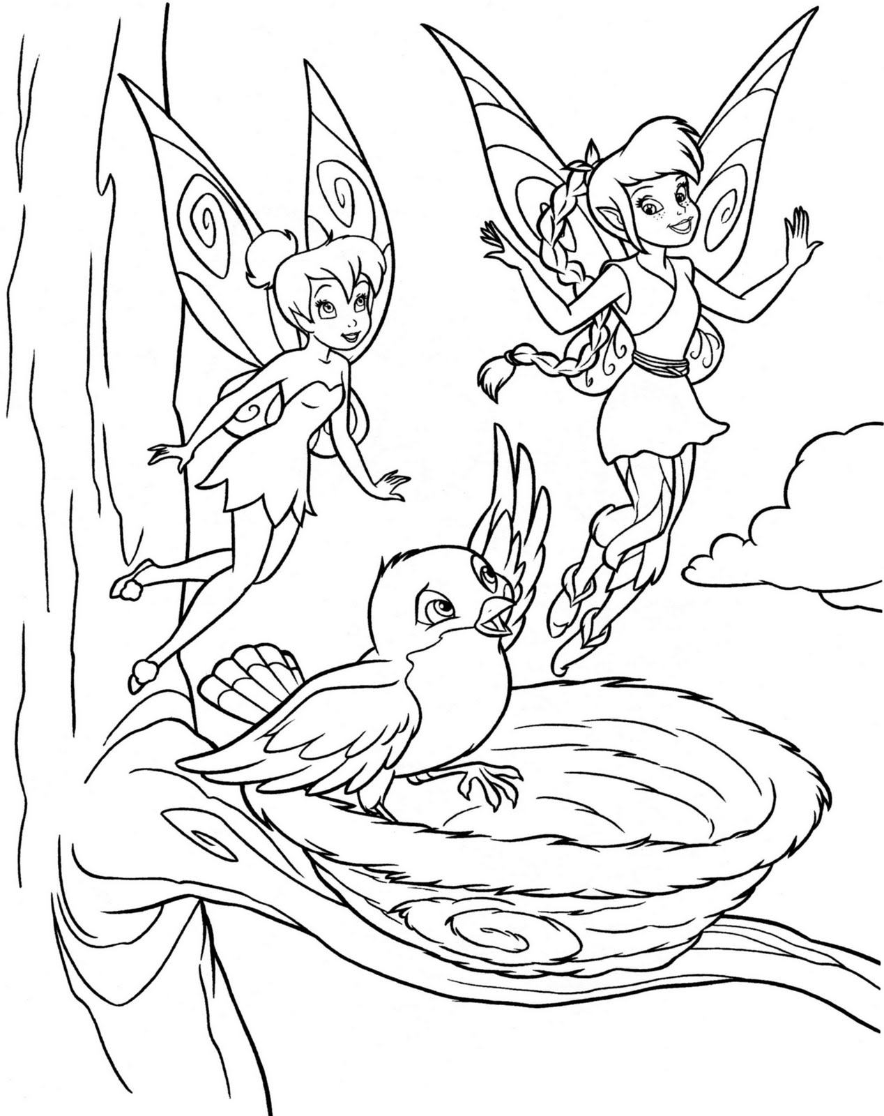 Desenhos Da TINKERBELL PARA COLORIR Imprimir Para Pintar Ni